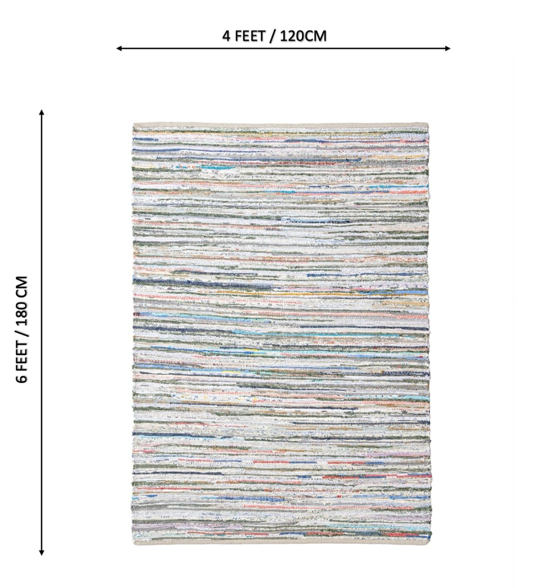 Confetti Woven Chindi Rug