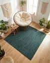 Braided Jute Hand-Braided Oval Rug 100% Natural Fiber