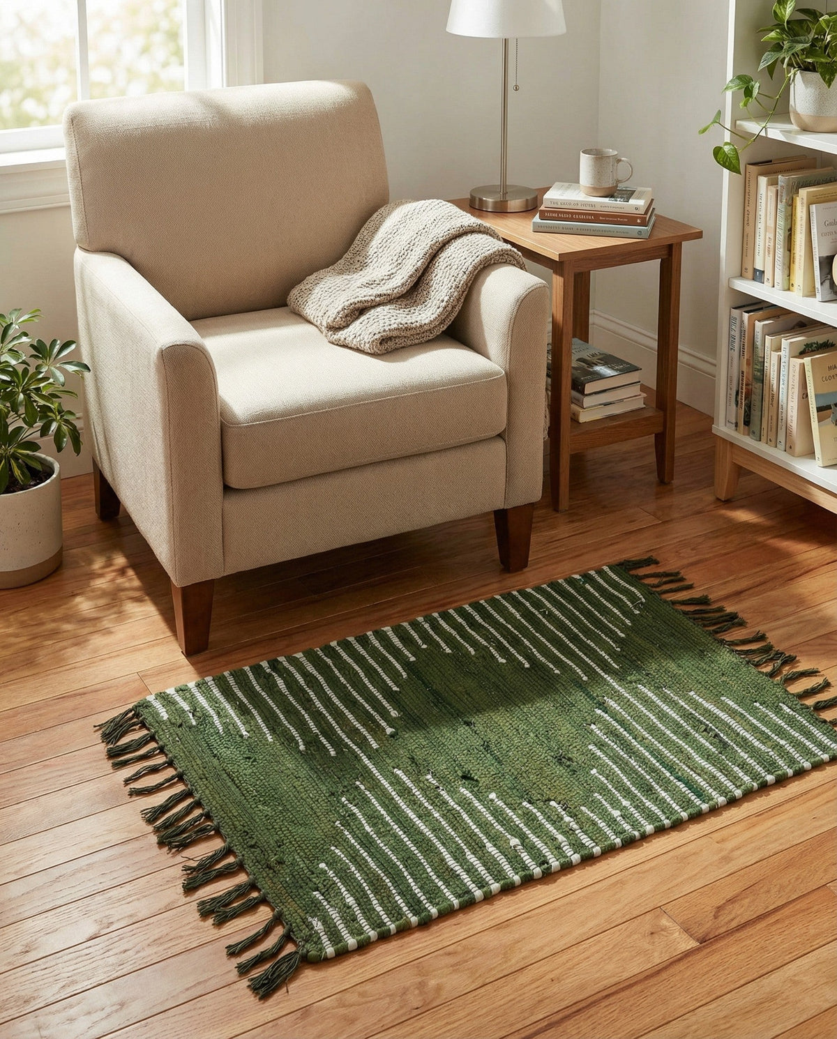Hand Woven Chindi Cotton Rug
