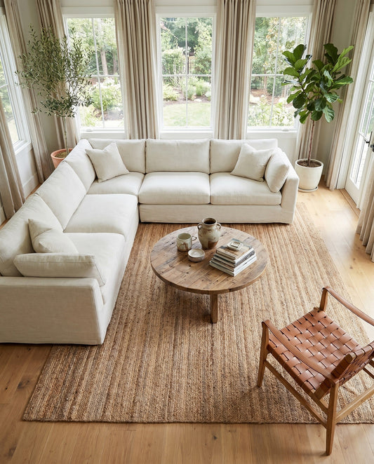 Handmade Braided Jute Rug