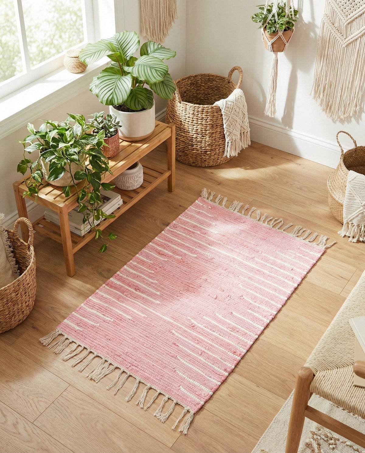 Hand Woven Chindi Cotton Rug