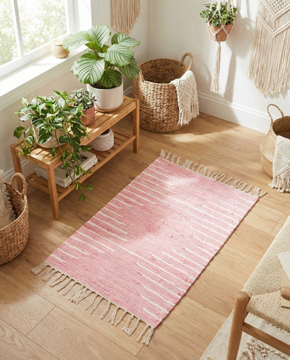 Hand Woven Chindi Cotton Rug