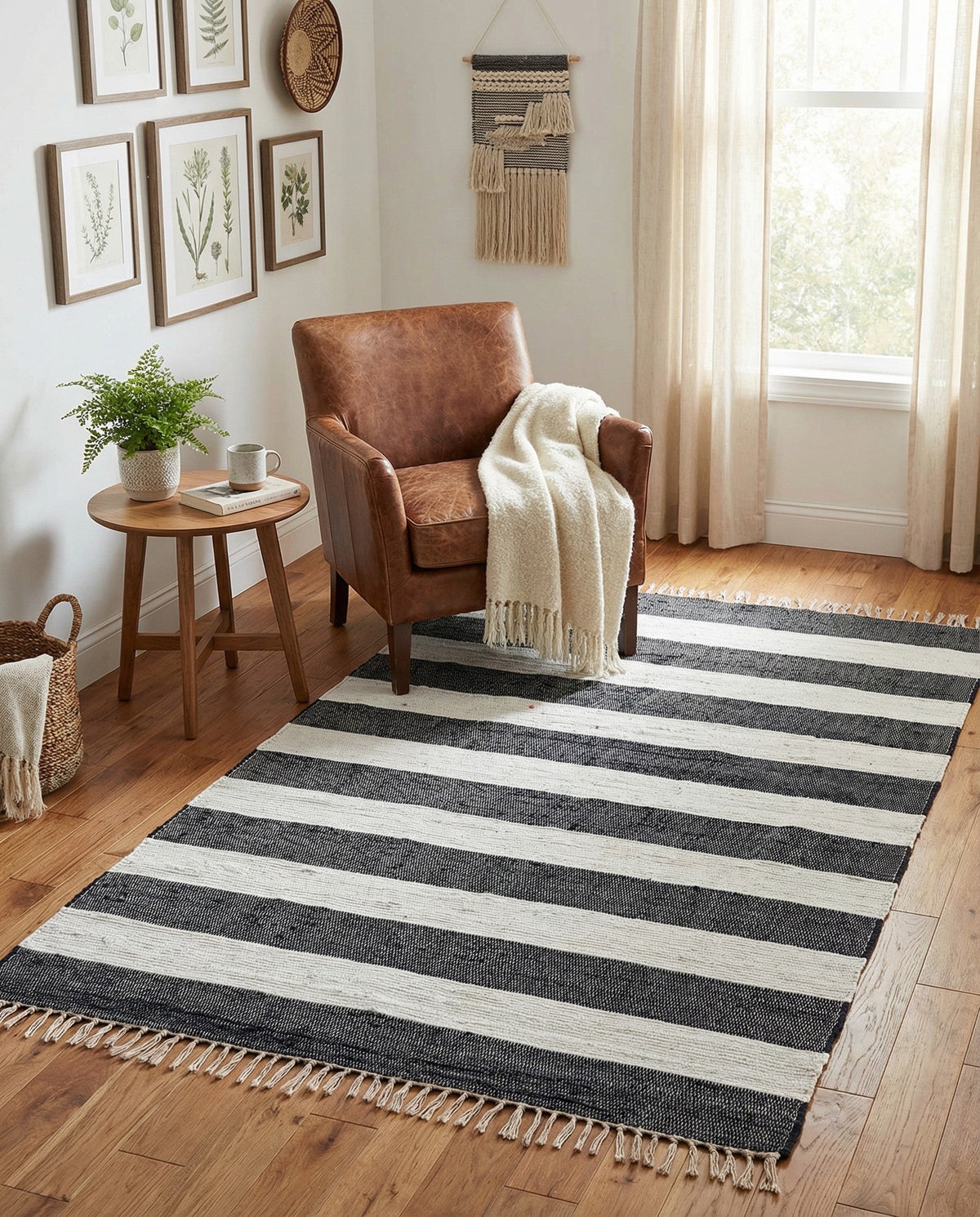 Hand Woven Chindi Rag Rug