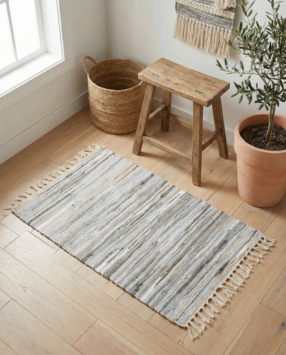 Hand Woven Chindi Cotton Rug
