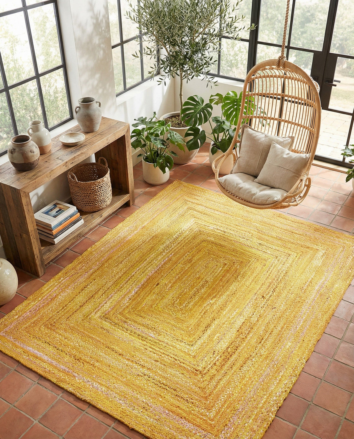 Handmade Braided Chindi Rug