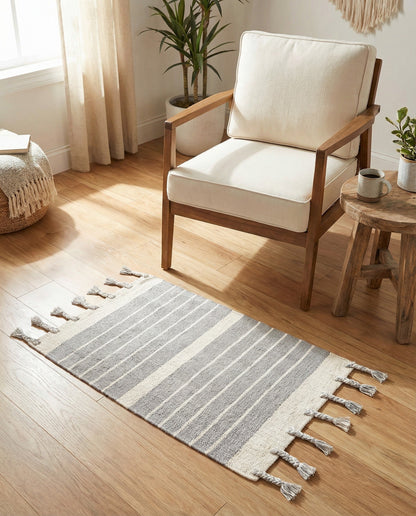 Hand Woven Chindi Cotton Rug