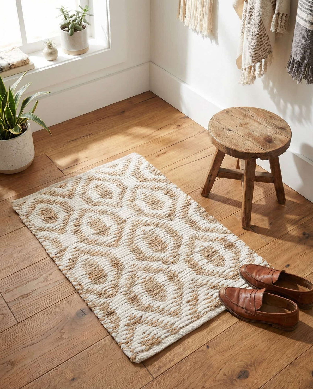 Chindi Jute Hand Woven Area Rug