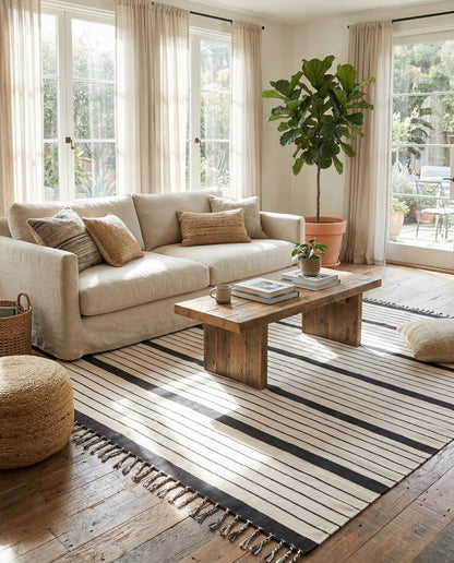 Hand Woven Chindi Cotton Rug