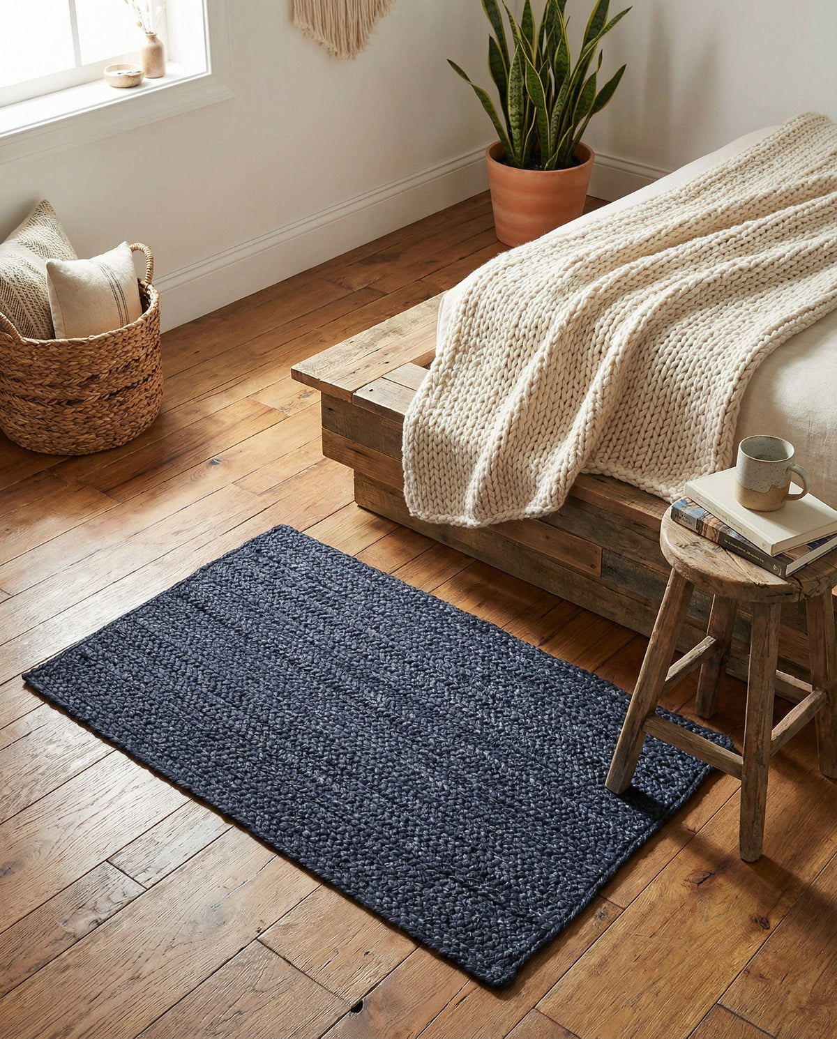 Handmade Braided Jute Rug