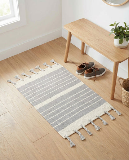 Hand Woven Chindi Cotton Rug