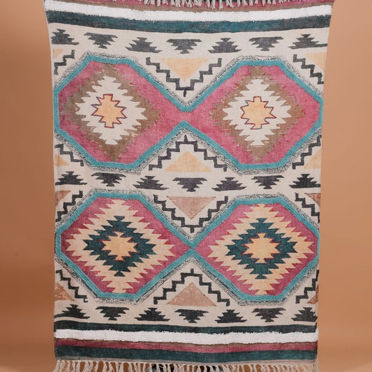 CUBUK - Modern Design Printed Throw Blanket