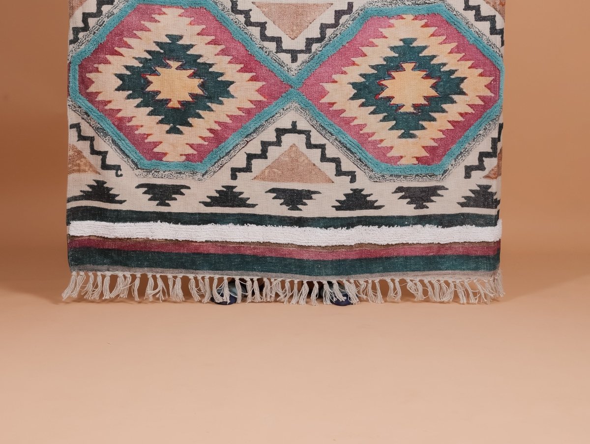 CUBUK - Modern Design Printed Throw Blanket