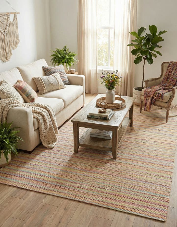 Chindi Cotton Hand-Woven Area Rug