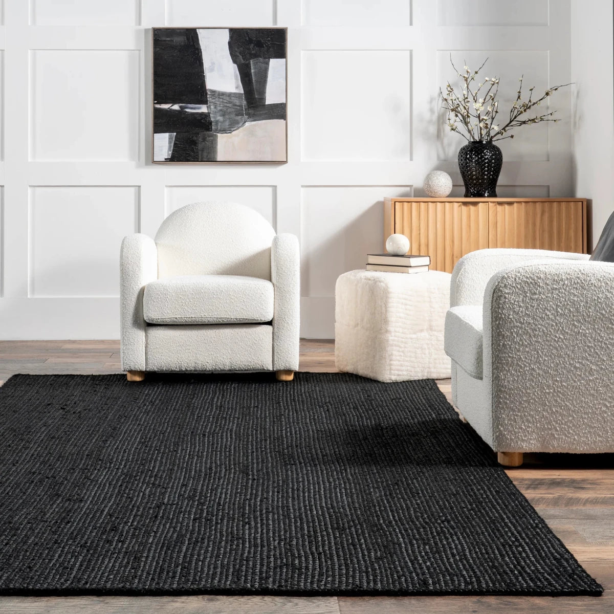DARK BREEZE BRAIDED RUG