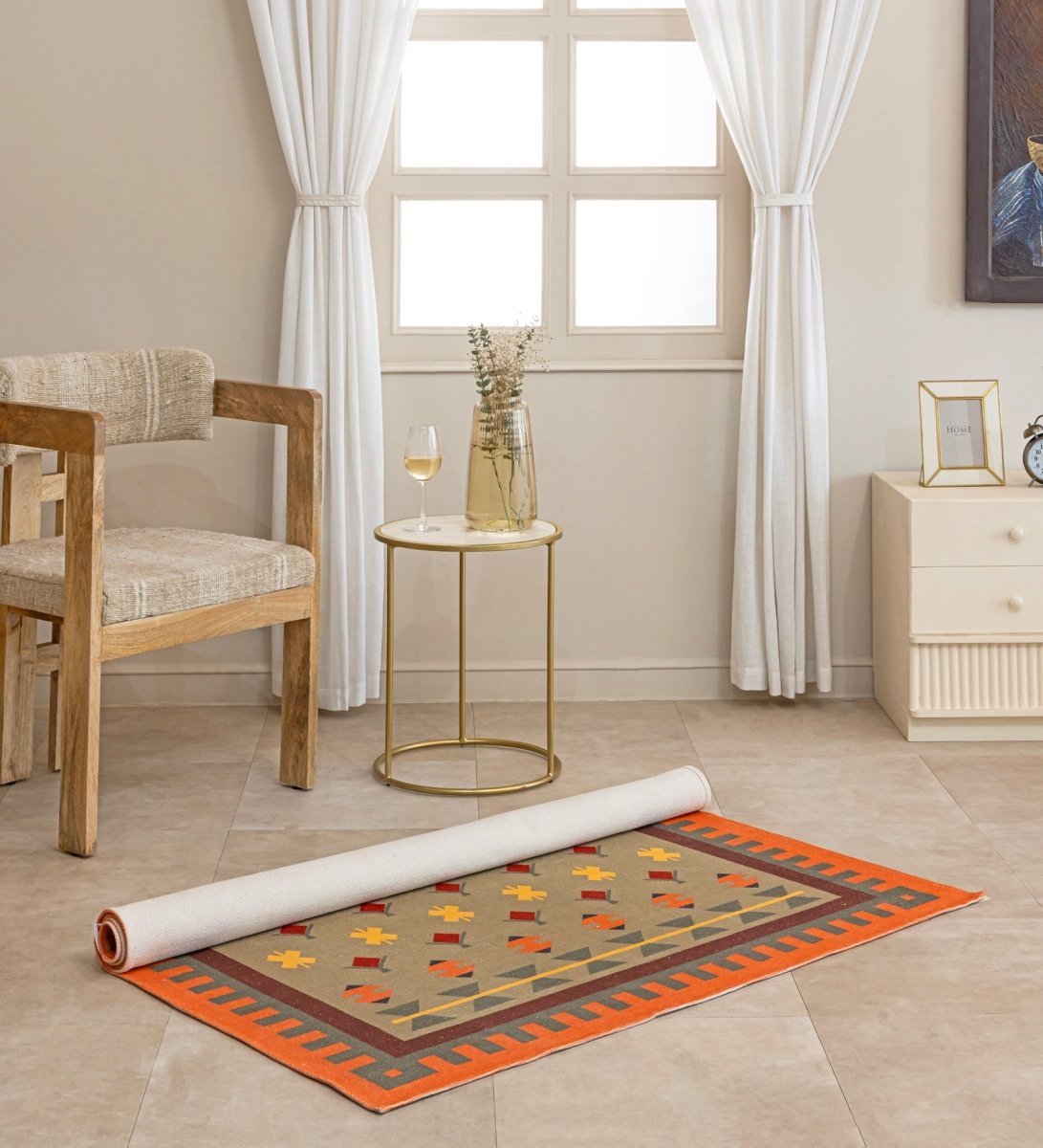Desert Ember Tribal Rug