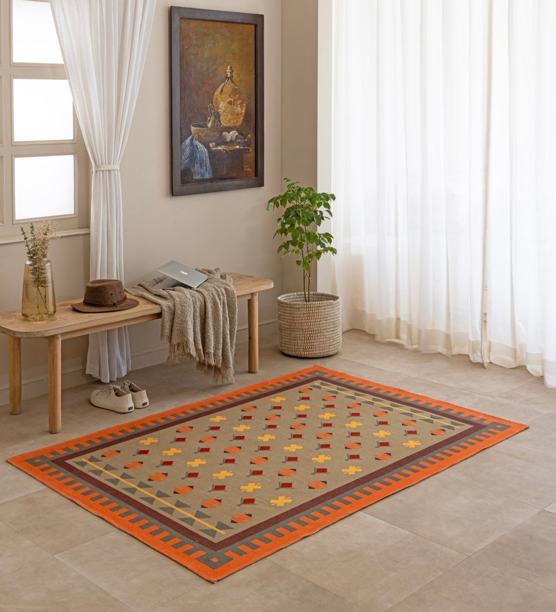 Desert Ember Tribal Rug