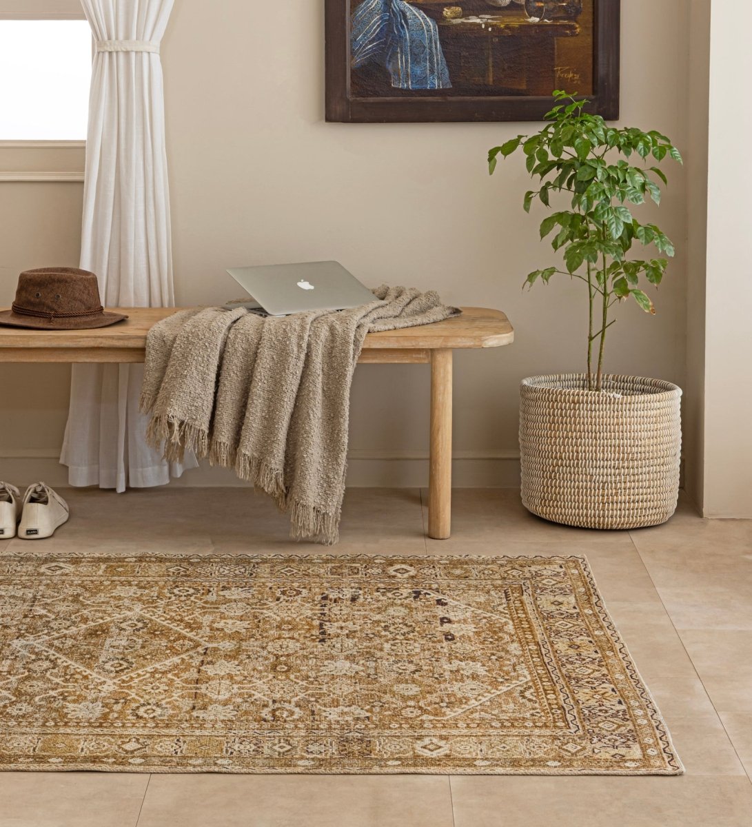 Desert Heirloom Vintage rug - alternate angle