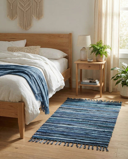 Hand Woven Chindi Cotton Rug