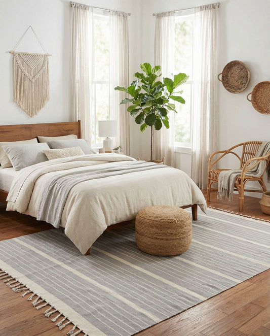 Hand Woven Chindi Cotton Rug