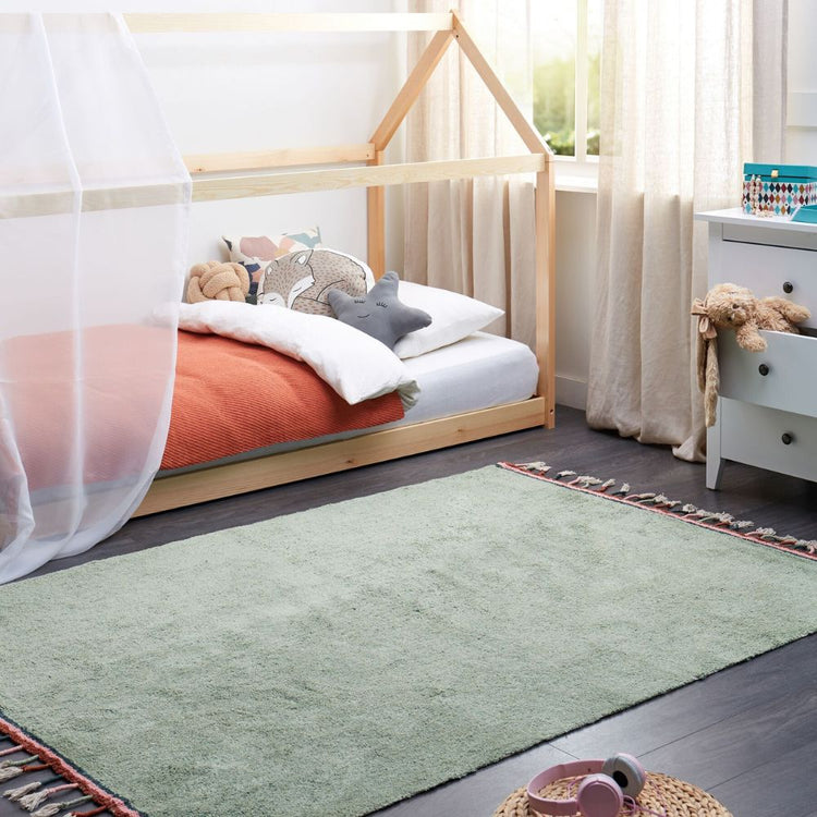 Erler hand-tufted cotton area rug - main product view