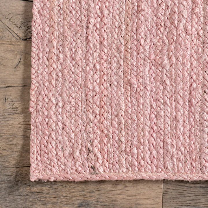 FIONA PINK BRAIDED RUG