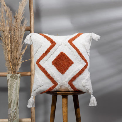 Fussel tufted cotton pillow cover - main product view