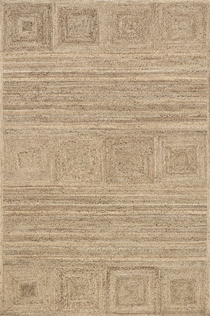 Genma hand-braided jute area rug - main product view