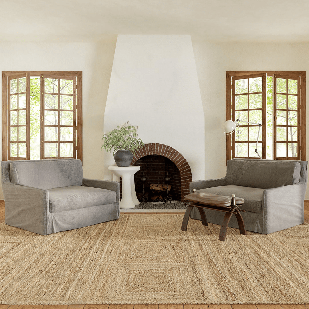 GENMA NATURAL BRAIDED RUG