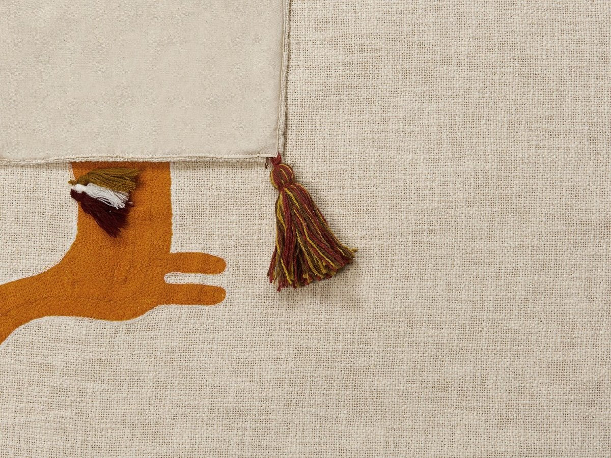 GODAVARI - Cotton Embroidery Throw