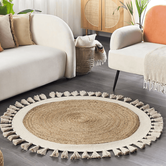 GOYNE - Handcrafted Braided Jute Rug