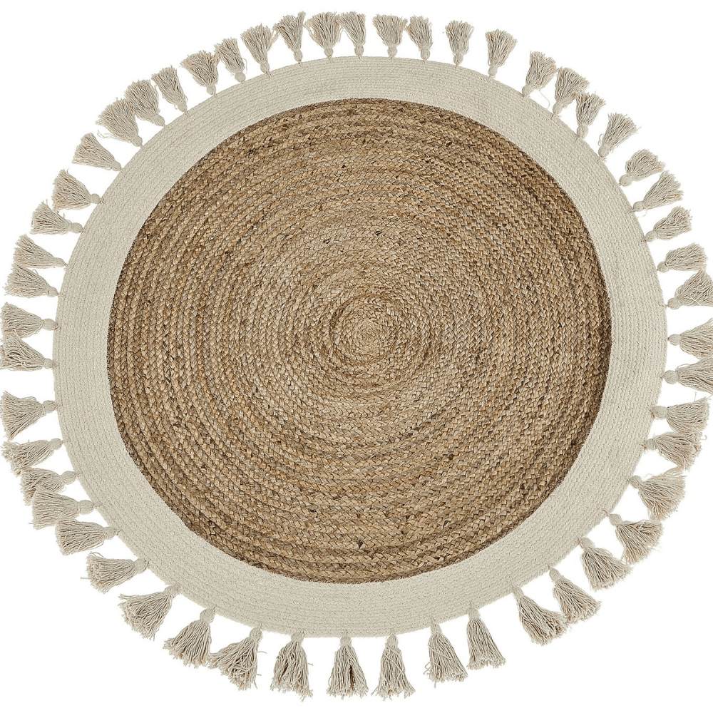 GOYNE - Handcrafted Braided Jute Rug