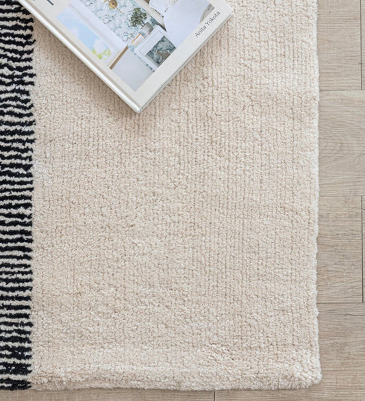 Harmony Colorblock Hand Tufted rug - back view