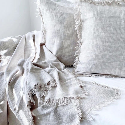 Hatton handcrafted cotton throw blanket - main product view