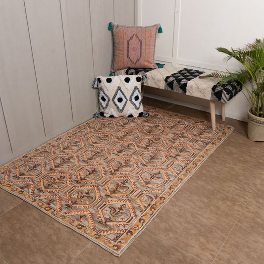 HOVIT - Cotton Digital Printed Rug