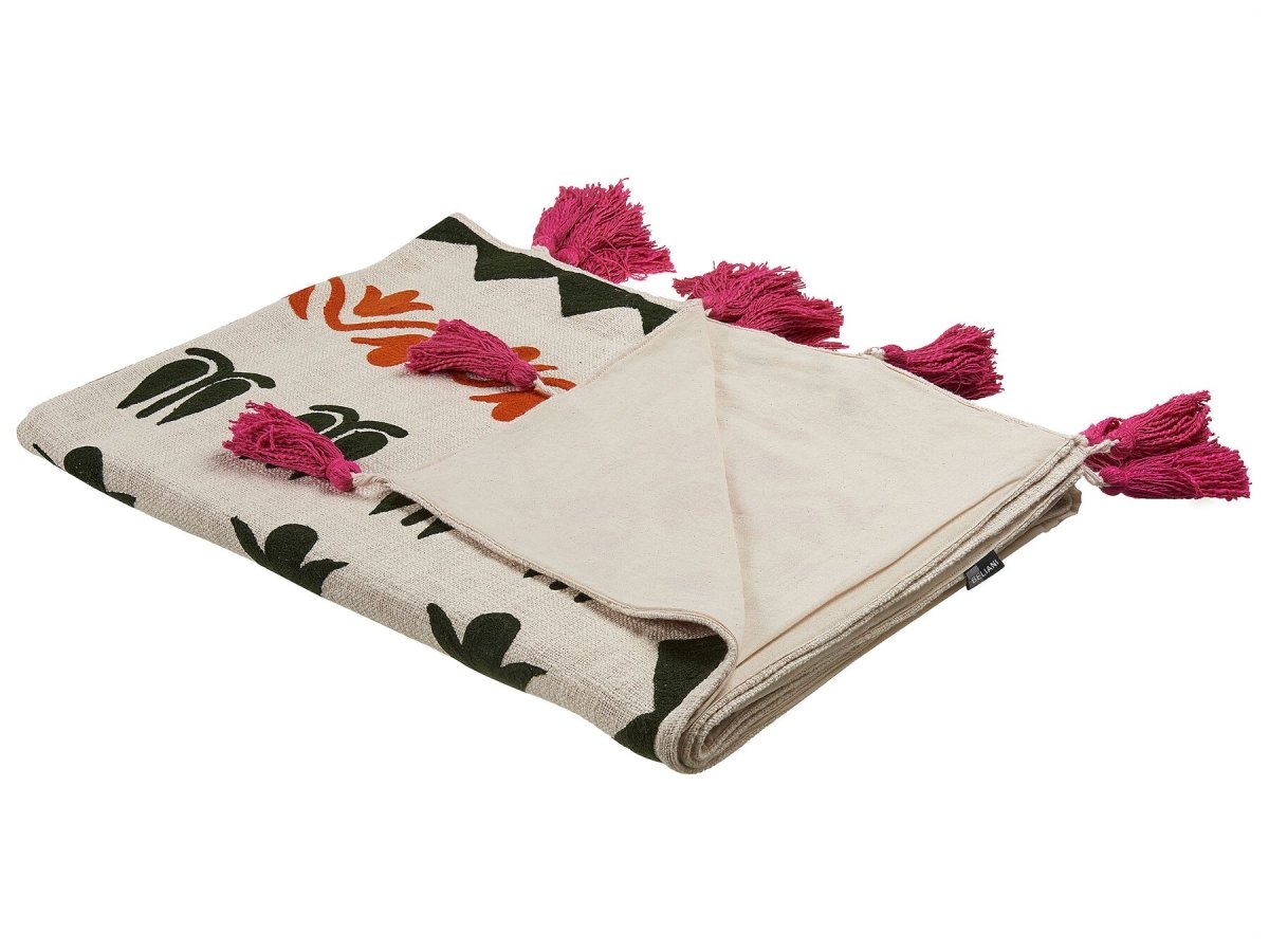ILEN - Decorative Embroidery Throw Blanket