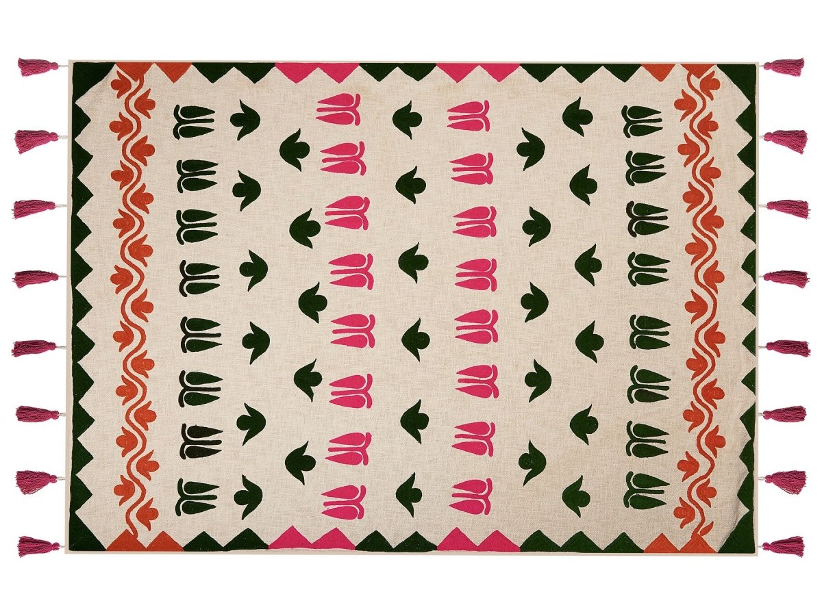 ILEN - Decorative Embroidery Throw Blanket