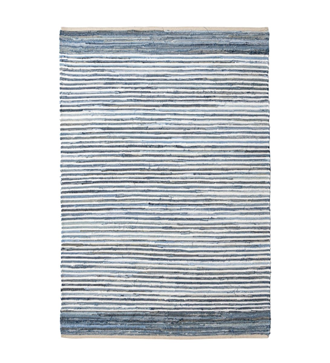 Indigo Denim Chindi Hand Woven Rug