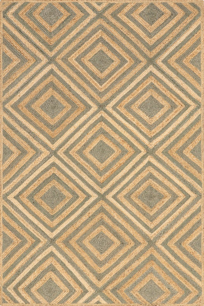 Kairos hand-braided jute area rug - main product view