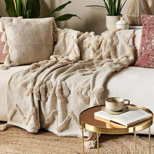 KAZY - Modern Tufted Throw