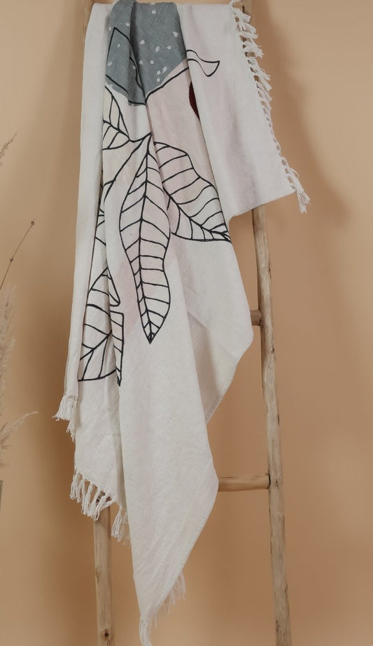 Kottayam throw - texture close-up