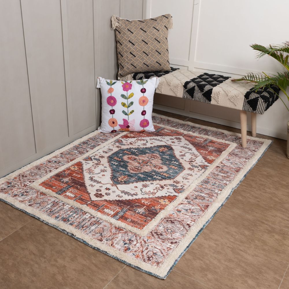 KOYUNLU - Cotton Digital Printed Rug