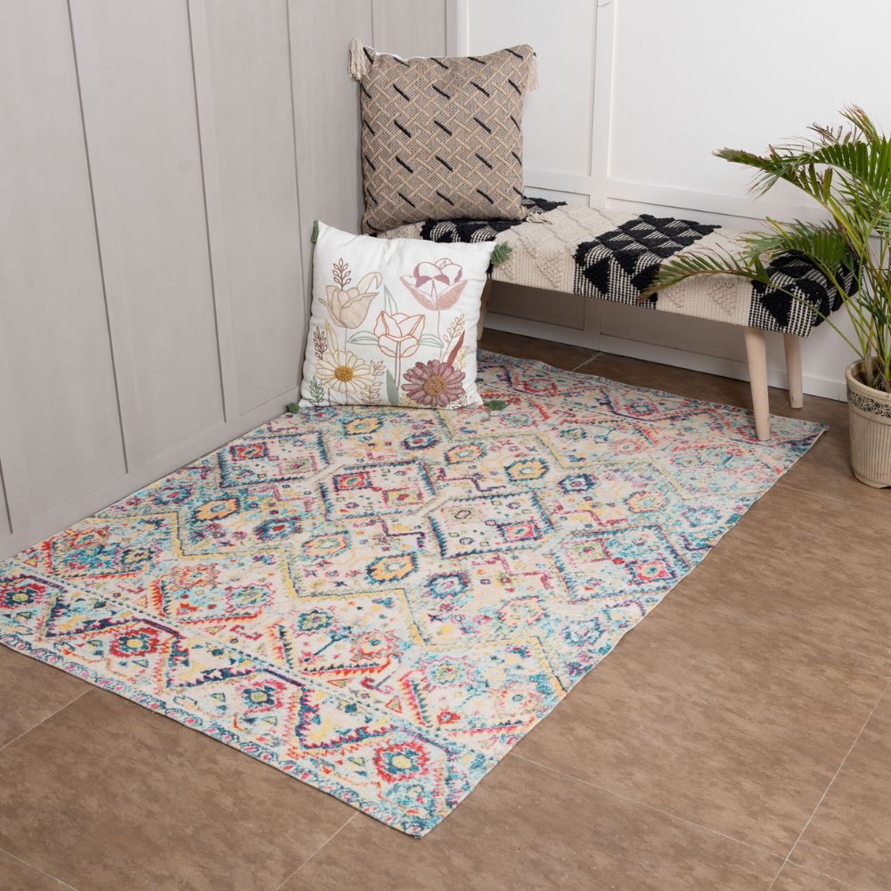 LAPSEKI - Cotton Digital Printed Rug