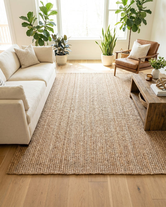 Handmade Braided Jute Rug