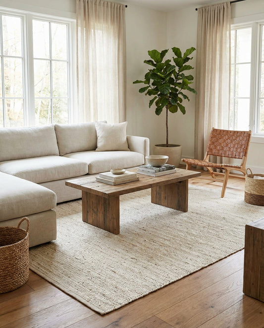 Handmade Braided Jute Rug