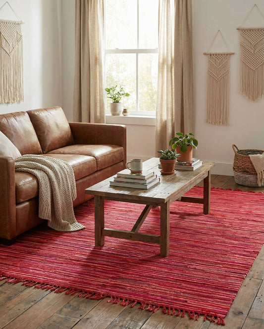 Hand Woven Chindi Cotton Rug