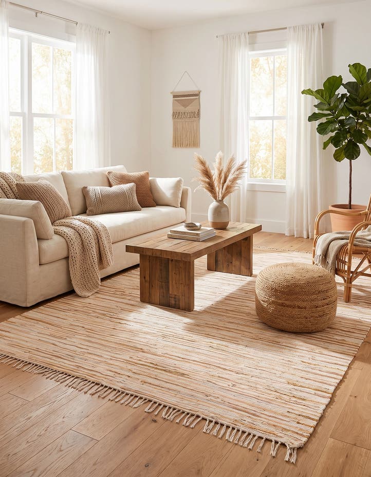 Chindi Cotton Hand-Woven Area Rug