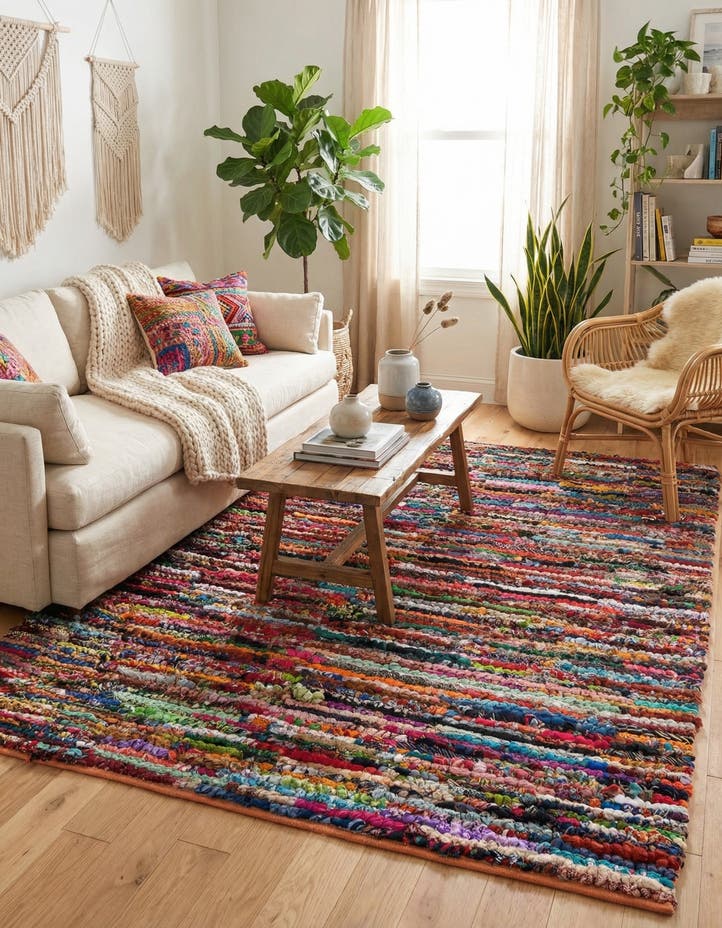 Chindi Cotton Hand-Woven Area Rug