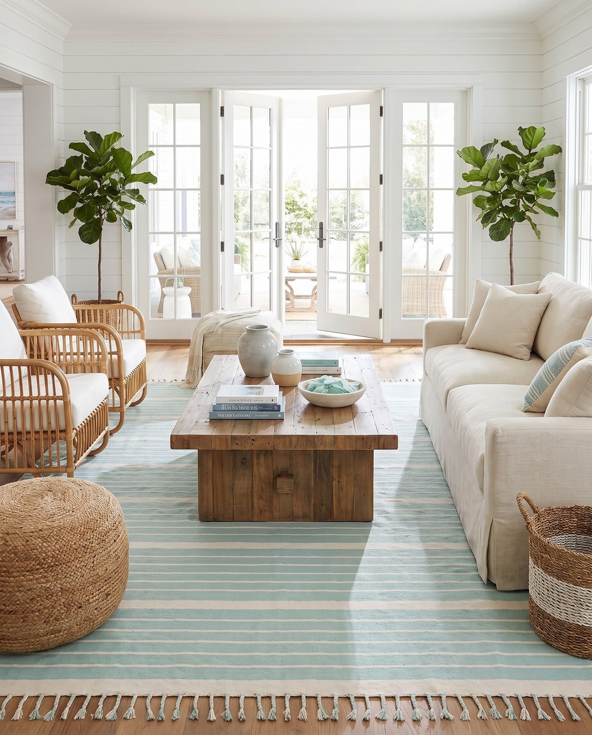 Hand Woven Chindi Cotton Rug