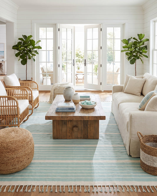 Hand Woven Chindi Cotton Rug