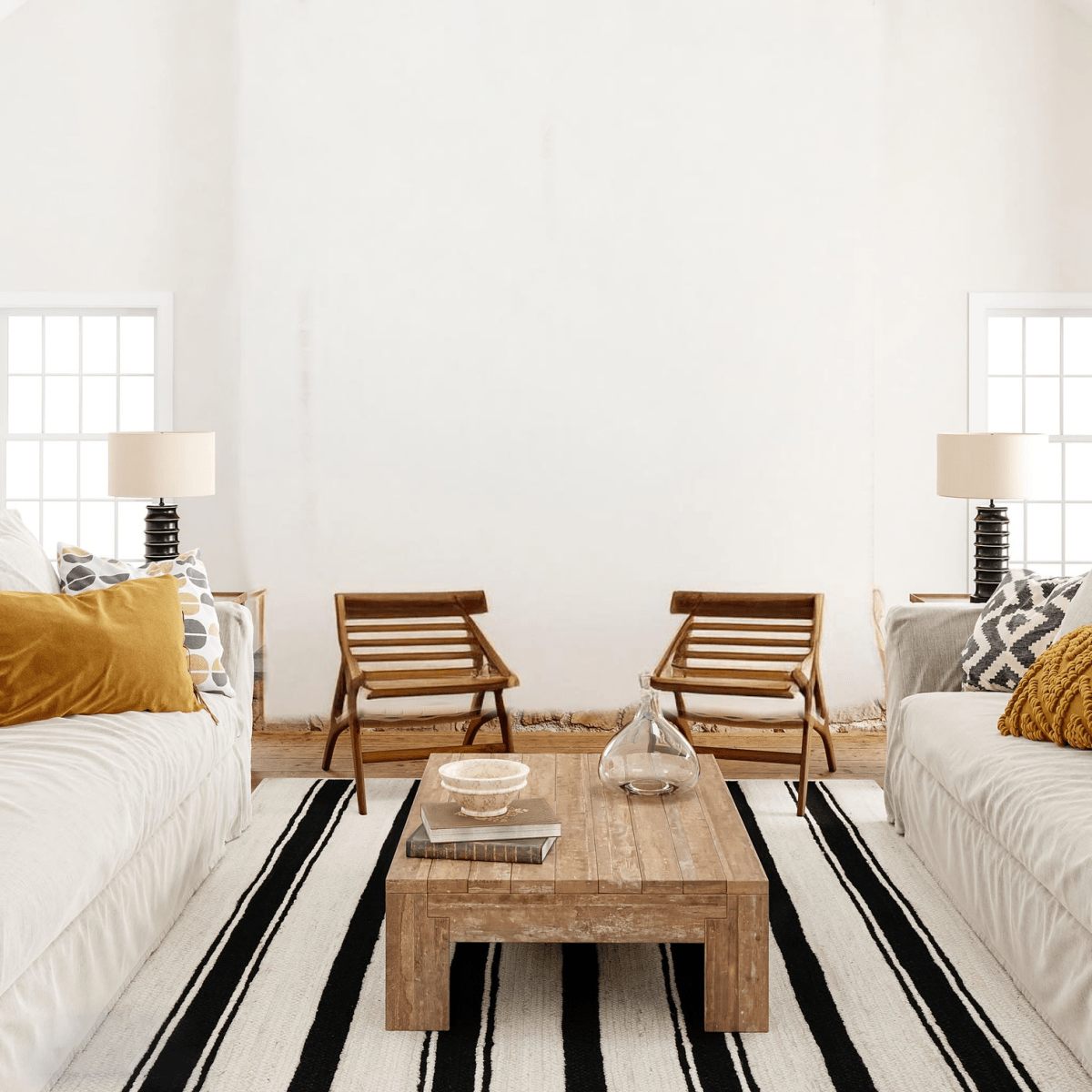 LUMINA STRIPED BRAIDED RUG